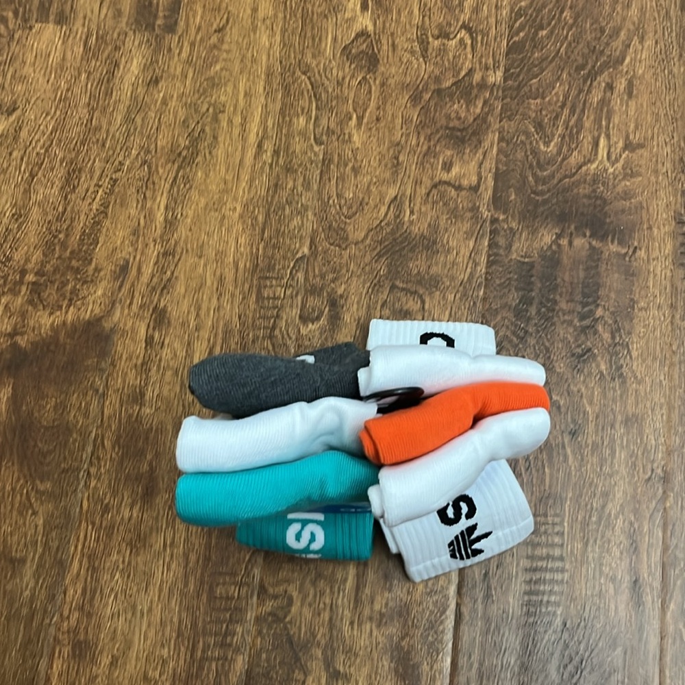 Adidas Crew Socks 6 Pack Shoe Size 6-12 - Picture 17 of 17